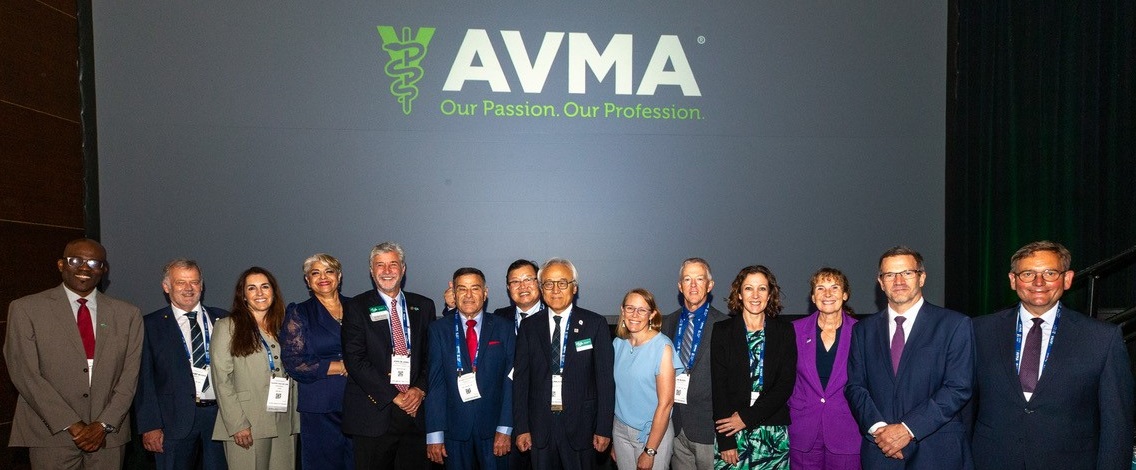 Photo 2: Global VMA Presidents, AVMA House of Delegates meeting