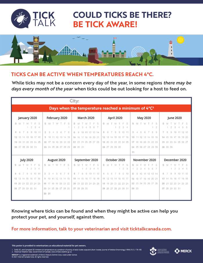 Tick Talk Risk Calendar