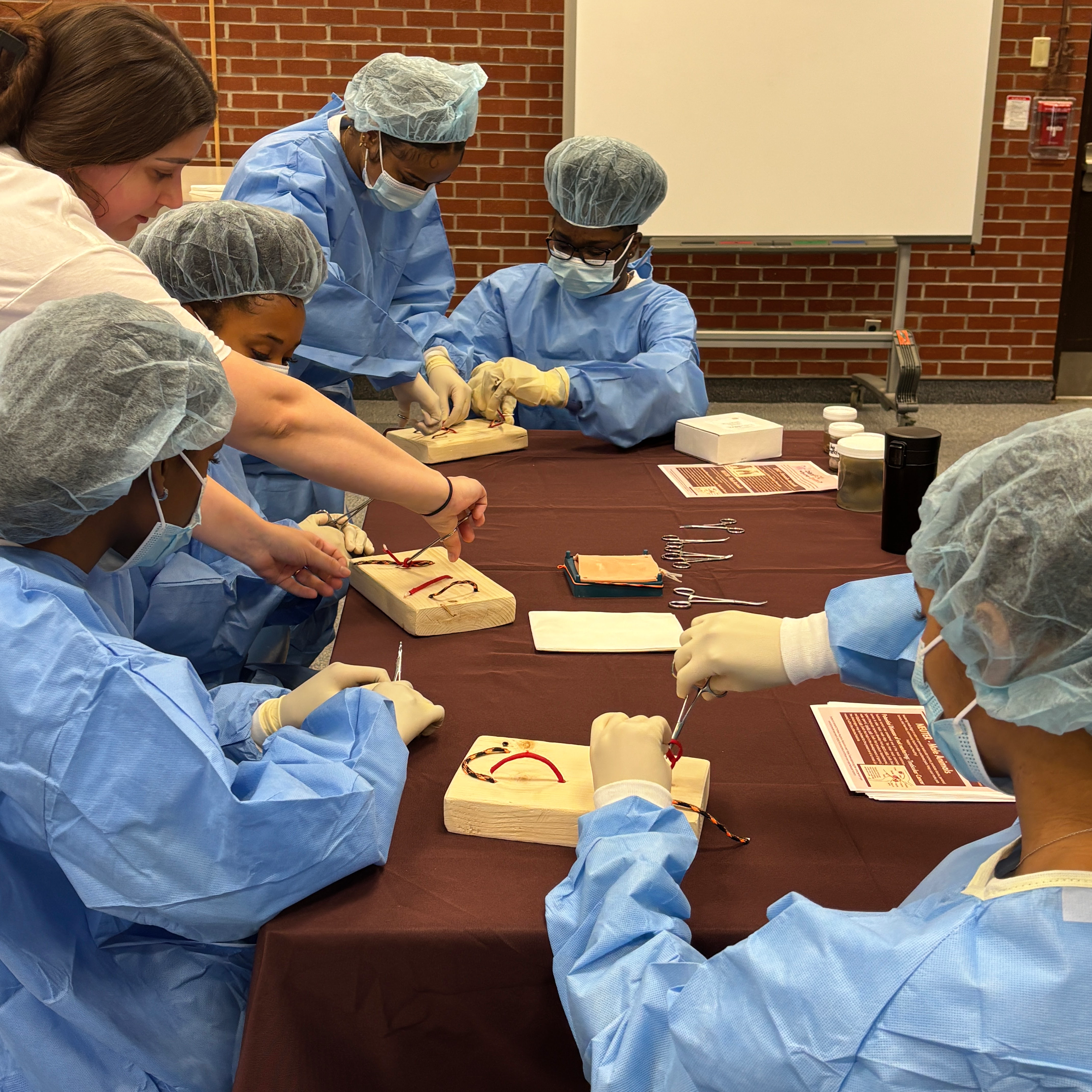 Students at Believe & Belong in Veterinary Medicine event