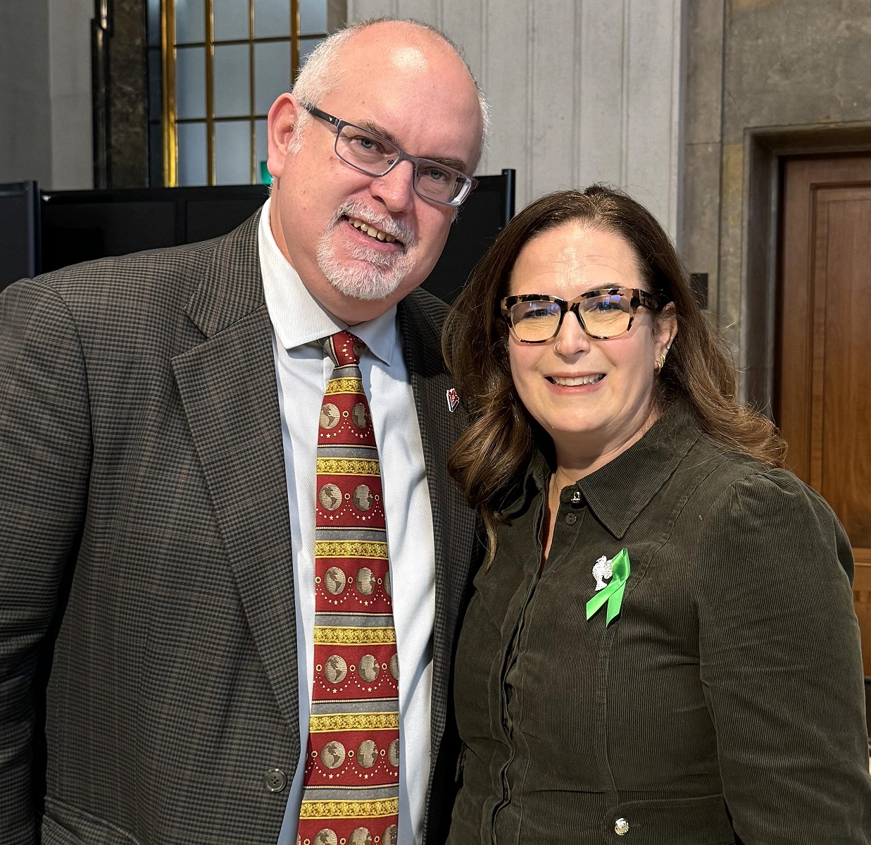 CEO Joel Neuheimer and Minister of Mental Health and Addictions Ya'ara Saks